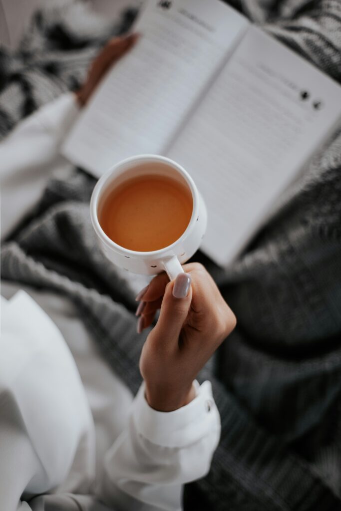 picture of reading and cup