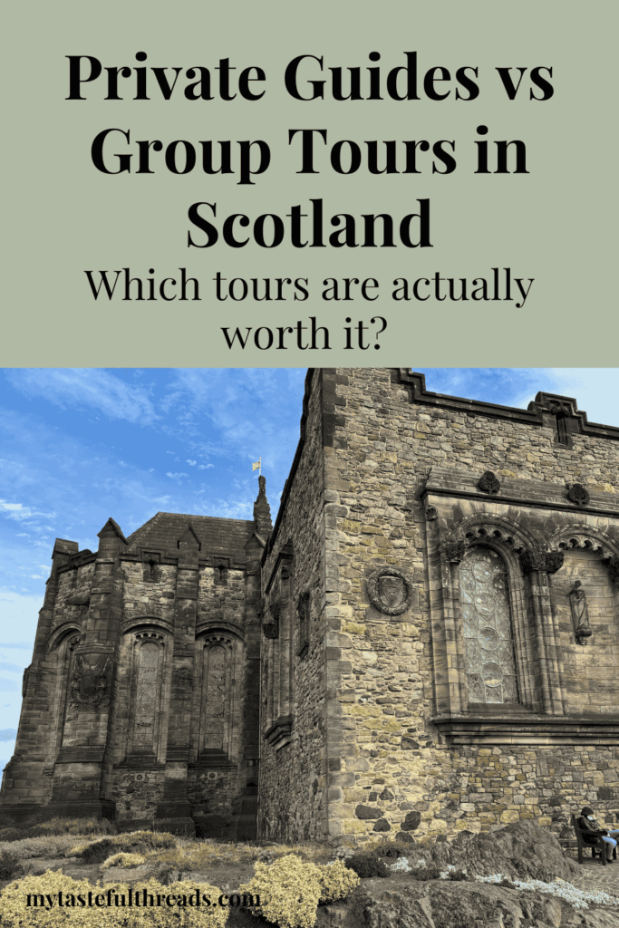 Private guides vs group tours in Scotland travel comparison